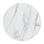 Bolero Pre-drilled Round Table Top Marble Effect 600mm