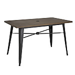 Bolero Square Bistro Table Stainless Steel 600mm