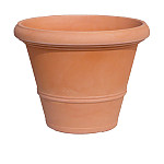 Bolero Plastic Planter Terracotta 320mm